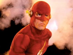 John Wesley Shipp as the Flash 